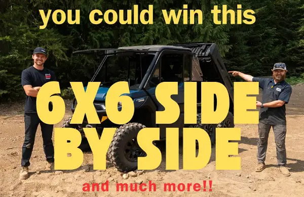 End of Summer 2026 Sweepstakes: Win a $40,100 Can-Am Defender 6x6 Prize Package