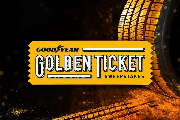 Goodyear Golden Ticket Sweepstakes – Win a $3,000 Goodyear Blimp Ride for Two