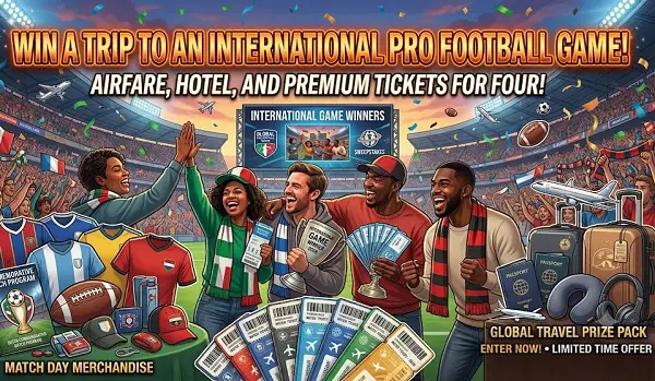 HEINEKEN Takeoff for Kickoff Sweepstakes: Win a $10,000 European Football Trip [21 Winners]