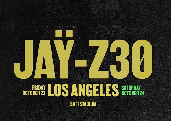 JAŸ-Z30 Tour SiriusXM Sweepstakes – Win a $3,500 Los Angeles VIP Concert Trip