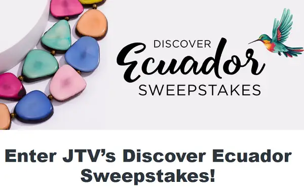 JTV’s Discover Ecuador Sweepstakes: Win a $15,450 Galapagos Trip