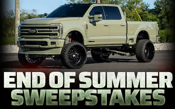 The LGND End of Summer 2026 Sweepstakes – Win a 2026 Ford F-250 Platinum Power Stroke + $35,000 Cash