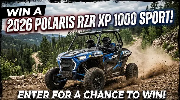 Win a 2026 Polaris RZR XP 1000 Sport!