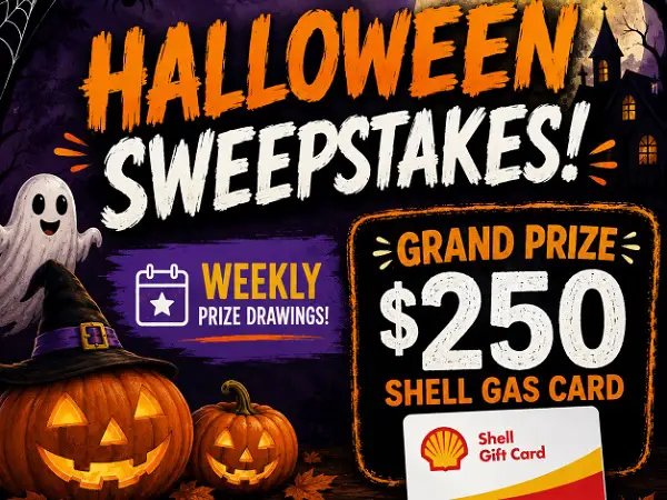 Market Basket Halloween Sweepstakes – Win a $250 Shell Gas Card