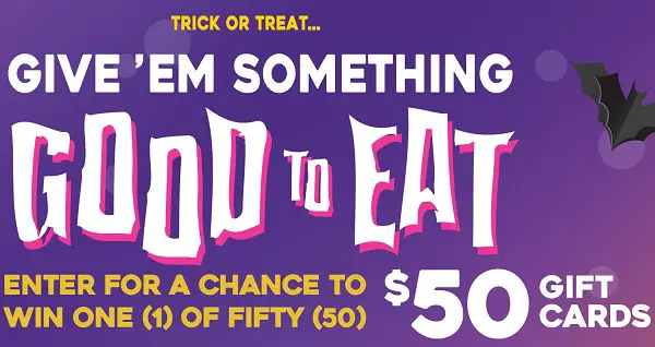 Mars Snacking Military Halloween Sweepstakes – Win a $50 Gift Card [50 Winners]