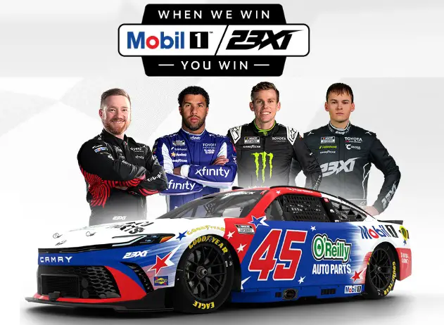 Mobil 1 O’Reily Race to Win Sweepstakes – Win a $5,000 NASCAR Race Trip!