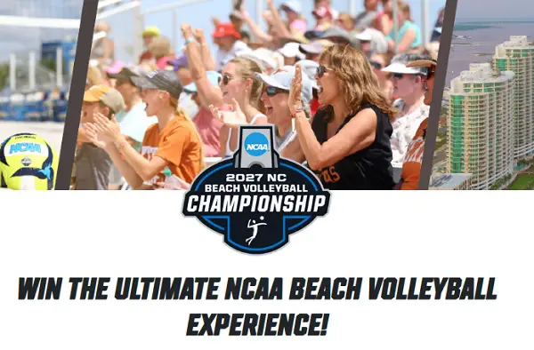 NCAA Beach Volleyball Championships Ticket Giveaway – Win a $2,700 Fan Experience