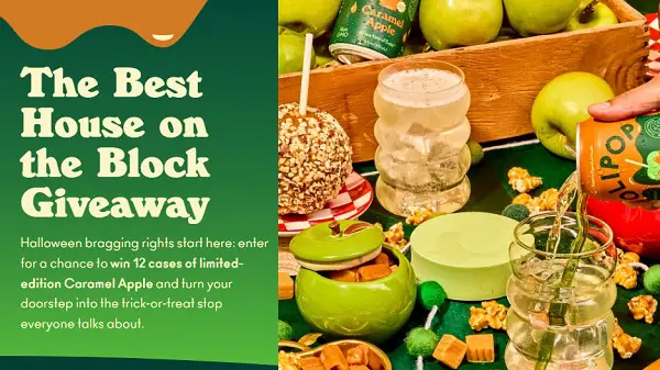 OLIPOP The Best House on the Block Giveaway – Win 12 Cases of OLIPOP [75 Winners]
