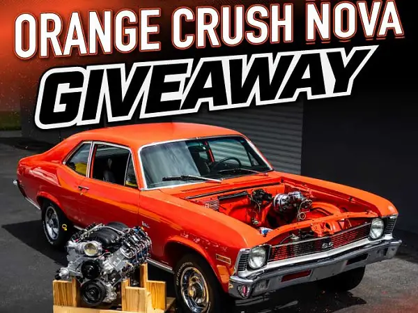 Orange Crush Nova Giveaway – Win a 1970 Chevrolet Nova + $10,000 Cash or $40,000