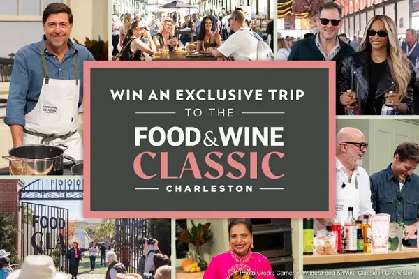 PEOPLE App Food & Wine Classic Sweepstakes: Win a $7,297 Charleston Trip for Two