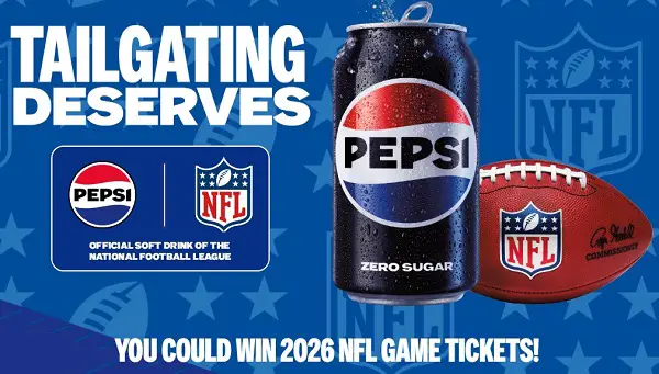 2026 Pepsi Fall Football Sweepstakes: Win NFL Home Game Tickets & Parking [15 Winners]