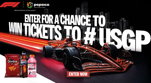 2026 Pepsico Austin F1 Sweepstakes: Win Austin F1 Grandstand Tickets & Hotel