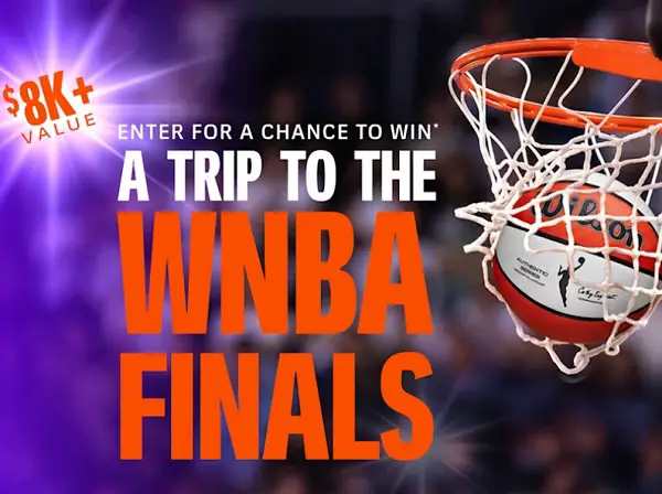 P&G x WNBA Finals Sweepstakes – Win a $8,200 WNBA Finals Trip for Two
