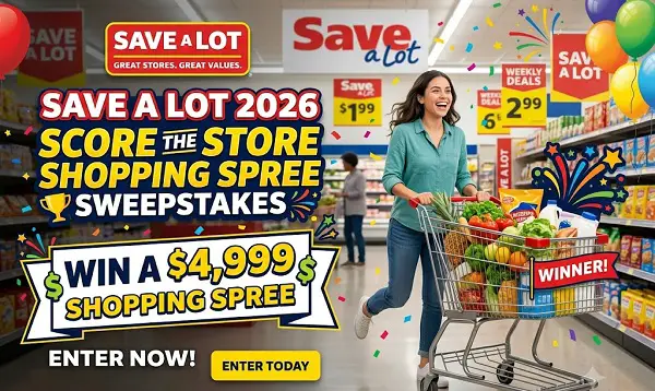 Save A Lot 2026 Score the Store Shopping Spree Sweepstakes – Win a $4,999 Shopping Spree
