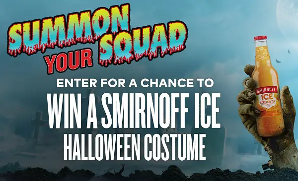 Smirnoff Ice Halloween Instant Win Sweepstakes: Win a Branded Halloween Costume [100 Winners]