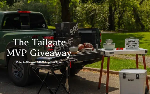 The Tailgate MVP Giveaway – Win a $4,300 Tailgating Prize Package