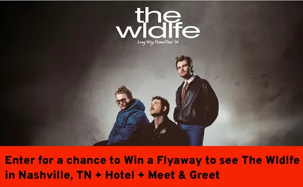 Wldlfe Long Way Home Tour Sweepstakes: Win a $1,999 Nashville Trip
