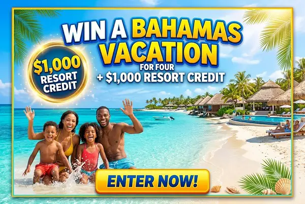 Caribbean VIP Getaway Sweepstakes: Win a $10,200 Bahamas Trip