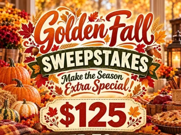 Win A $125 Gift Card Golden Leaves Sweepstakes