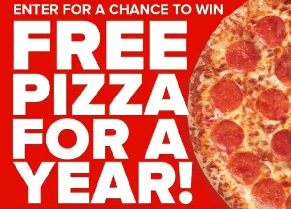 Win Hunt Brothers Pizza Free Pizza for a Year Sweepstakes