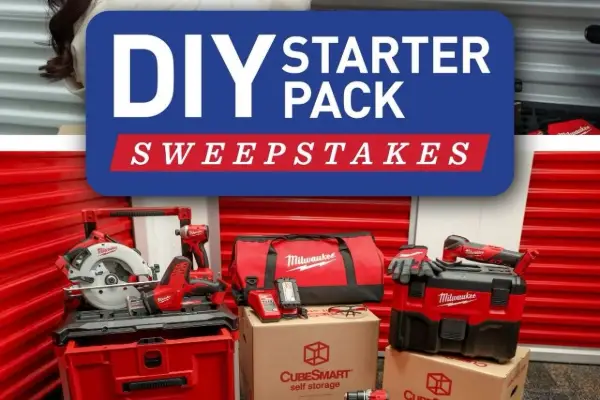 Win CubeSmart DIY Starter Pack Sweepstakes