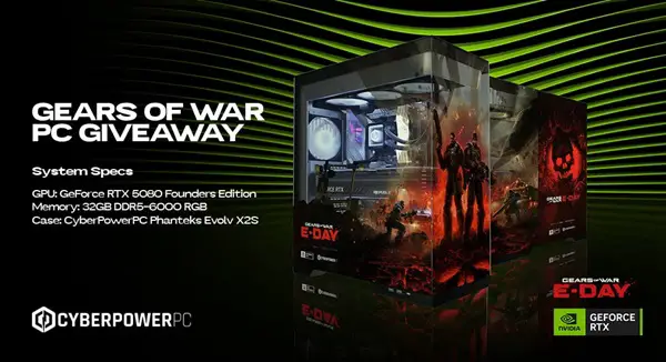 Win CyberPowerPC x NVIDIA: Gears of War E-Day Giveaway