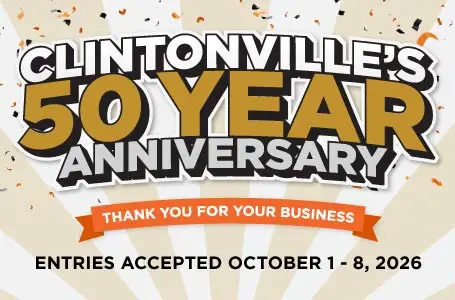 Win The Clintonville 50th Anniversary Sweepstakes