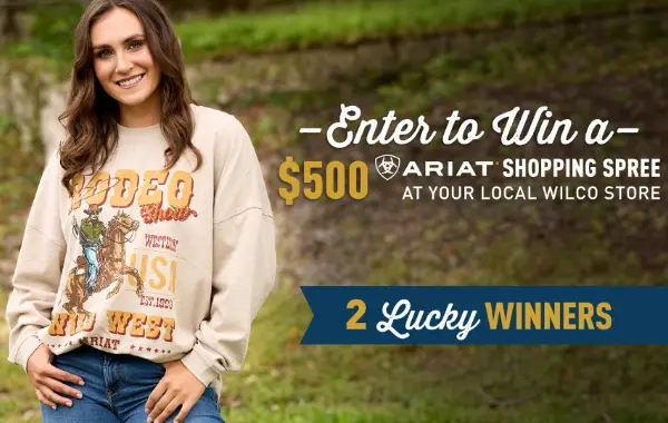 Win A $500 Ariat Shopping Spree Giveaway