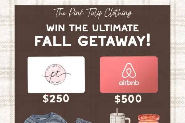 Win Pink Tulip Clothing Ultimate Fall Getaway Giveaway