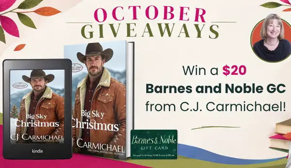 Win A $20 Barnes & Noble Gift Card C.J. Carmichael Giveaway