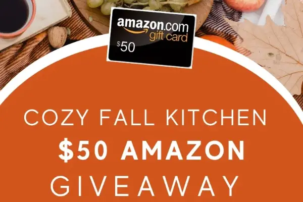 Win Cozy Fall Kitchen $50 Amazon Gift Card Giveaway
