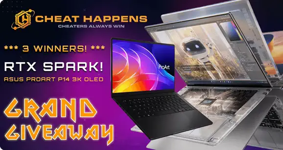 Win Cheat Happens Presents: RTX SPARK LAPTOP Giveaway