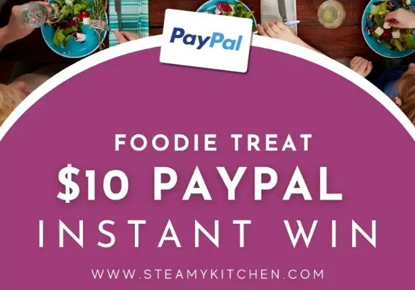 Win A $10 Foodie Treat PayPal Instantly