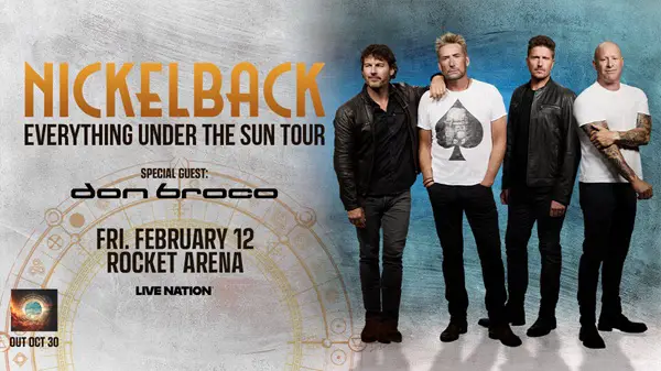 Win Ticket to See Nickelback at Rocket Arena Sweepstakes