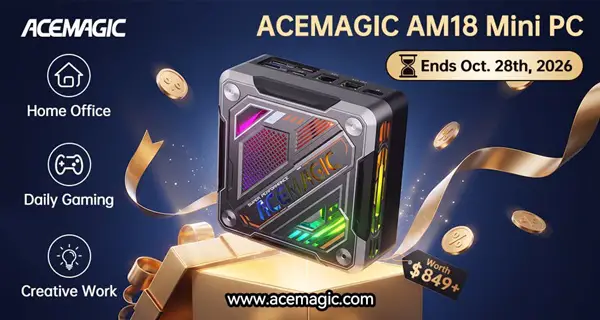 Win ACEMAGIC AM18 Mini PC - ACEMAGIC 2026 Prime Day Giveaway