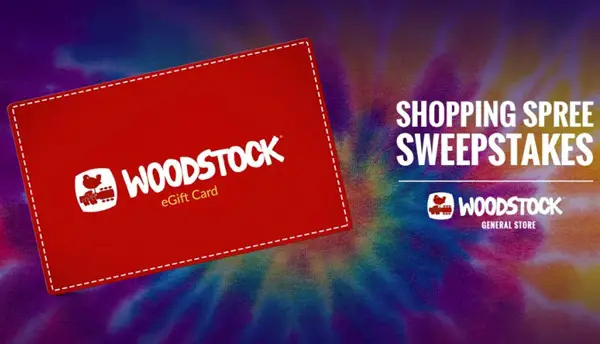 Win The Woodstock Shopping Spree Sweepstakes
