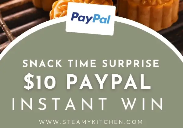 Win A $10 PayPal Snack Time Surprise Instantly