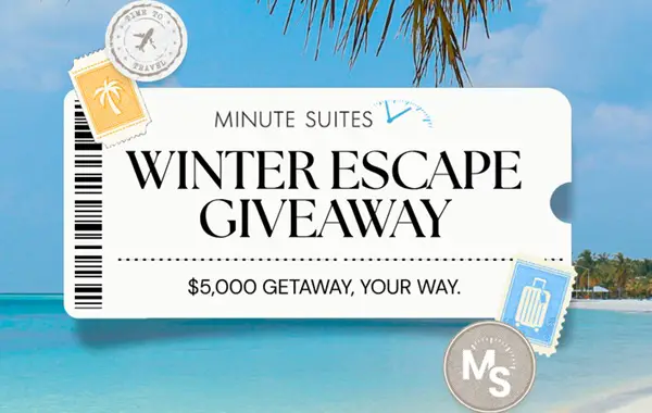 Minute Suites Winter Escape Giveaway: Win a $5,000 Travel Prize Package