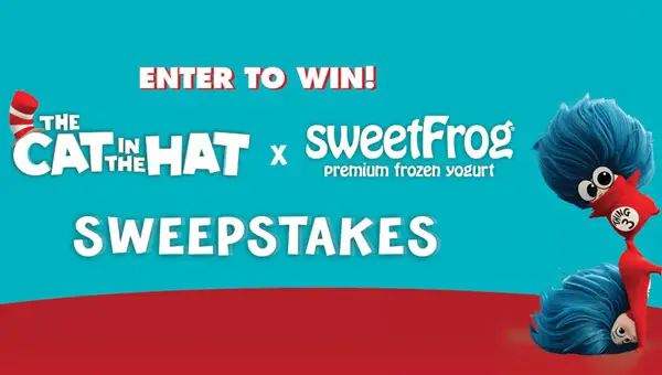 Win sweetFrog® The Cat in the Hat Sweepstakes