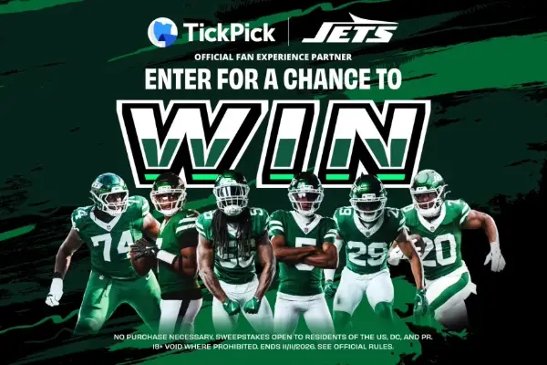 Win Two Green Room & On-Field Experience Tickets to the New York Jets vs Buffalo Sweepstakes