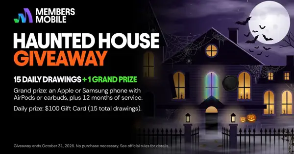 Win The Members Mobile Haunted House Giveaway