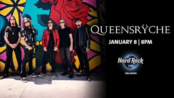 Win The Queensryche- 1/8/27 at Hard Rock Live Orlando Sweepstakes