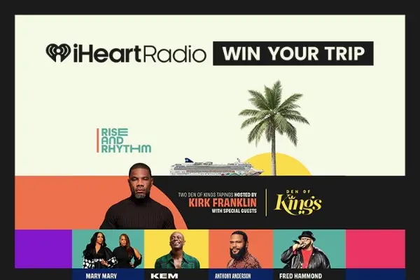 Rise and Rhythm Cruise for Two with iHeartRadio Sweepstakes: Win a $10,000 Cruise Trip