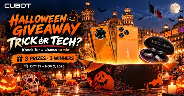 Win Cubot Trick or Tech Giveaway