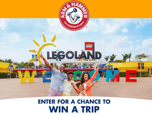Arm & Hammer Baking Soda Sweepstakes – Win a $5,000 LEGOLAND Family Trip