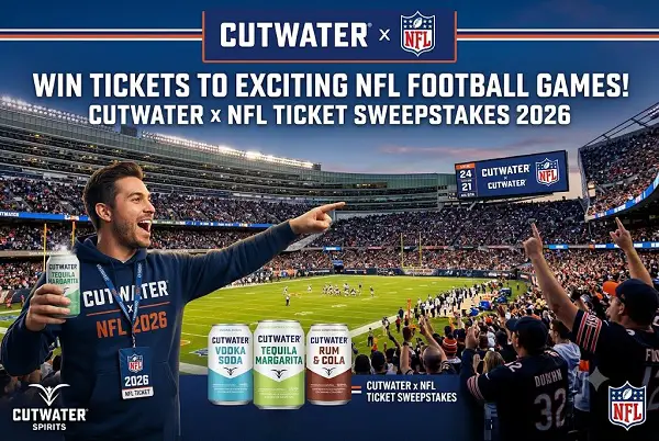 Cutwater x NFL Ticket Sweepstakes 2026: Win Tickets to Exciting NFL Football Games