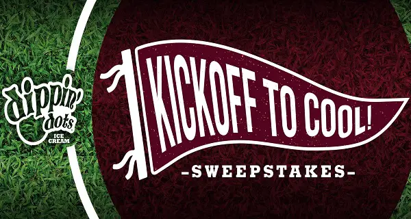 Dippin’ Dots Kickoff to Cool Sweepstakes – Win a $958 Tailgate Prize Pack