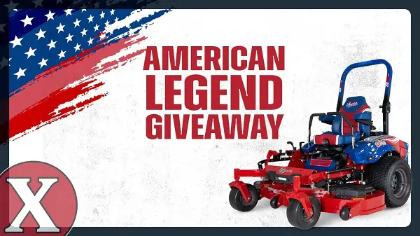 Exmark Built to Be an American Legend Giveaway: Win a $30,000 Lazer Z X-Series Mower