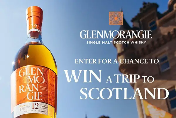 Glenmorangie Once Upon A Time in Scotland Sweepstakes: Win a $4,800 Scotland Trip for Two