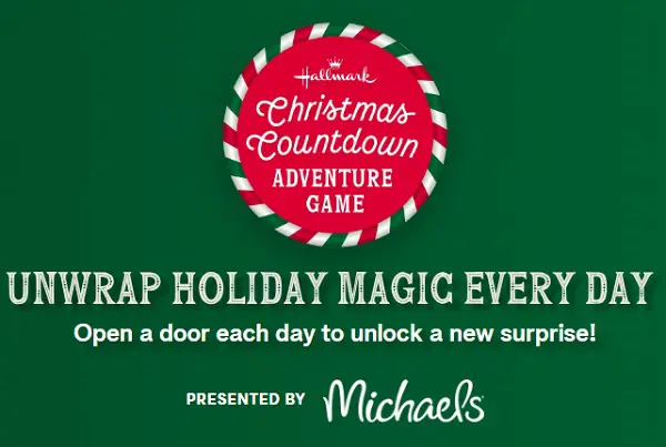 Hallmark’s Christmas Countdown Adventure Game Sweepstakes: Win a $1,500 Michaels Gift Card [206 Winners]